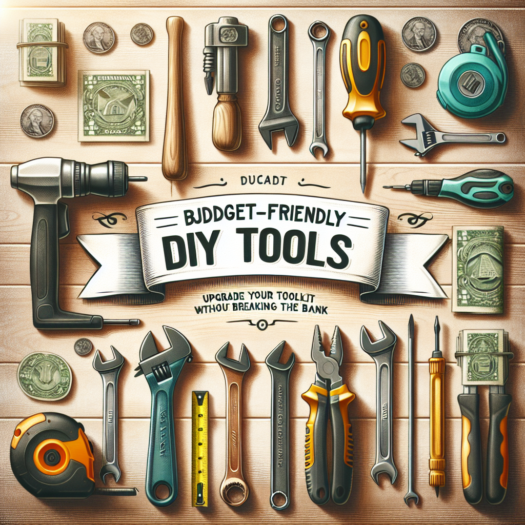 Affordable DIY Tools for Your Ultimate Budget Toolkit Upgrade