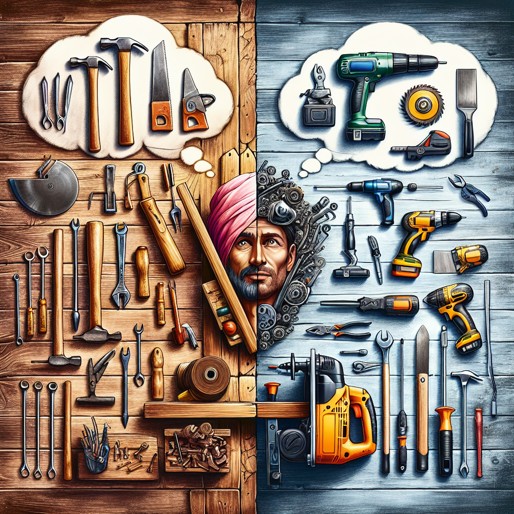 Choosing Between Hand Tools and Power Tools: The Ultimate Guide for Your Next DIY Project