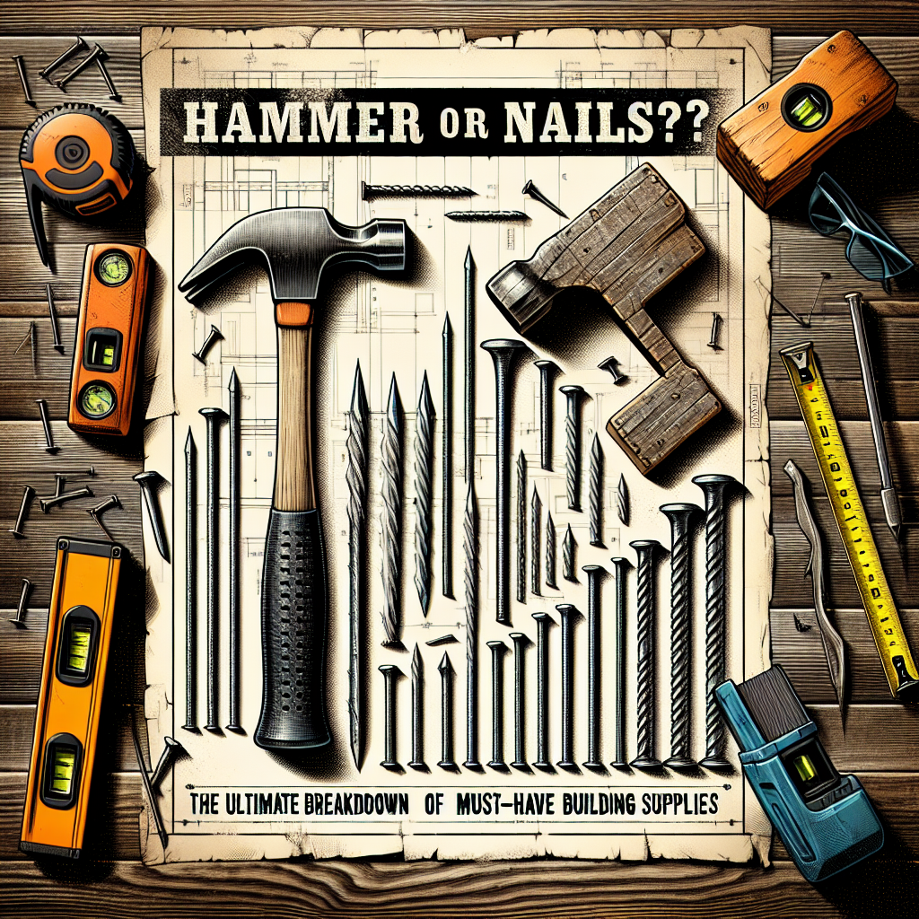 Nail Your Projects: A Comprehensive Guide to Essential Building Supplies for Every DIY Enthusiast