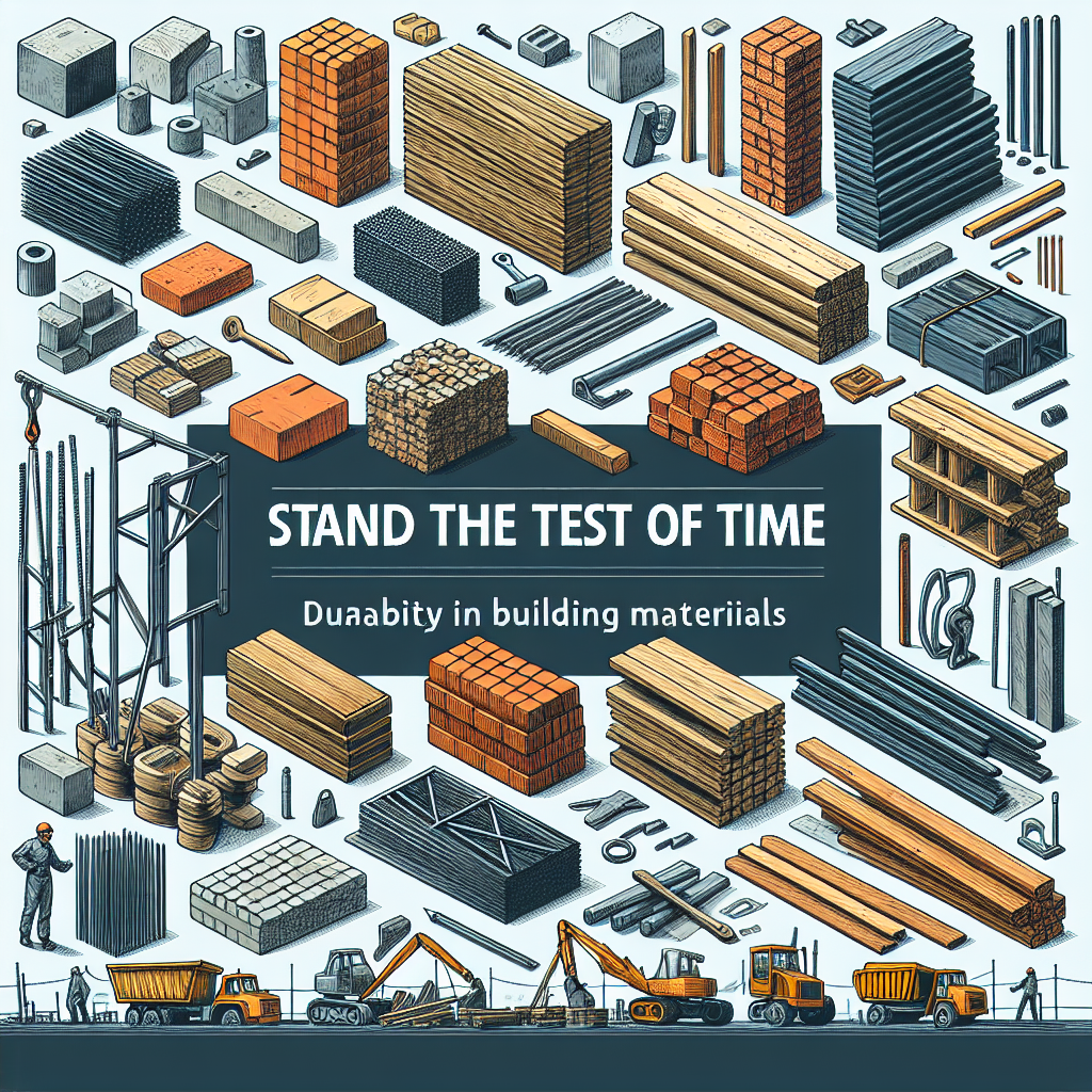 Enduring Excellence: Discover the Most Durable Building Materials for Lasting Construction