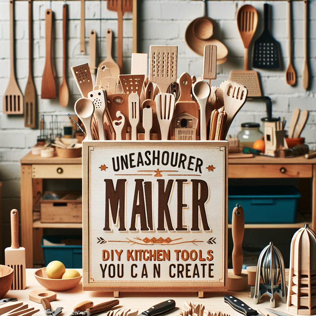 Transform Your Cooking Space: Discover Creative DIY Kitchen Tools to Make and Master