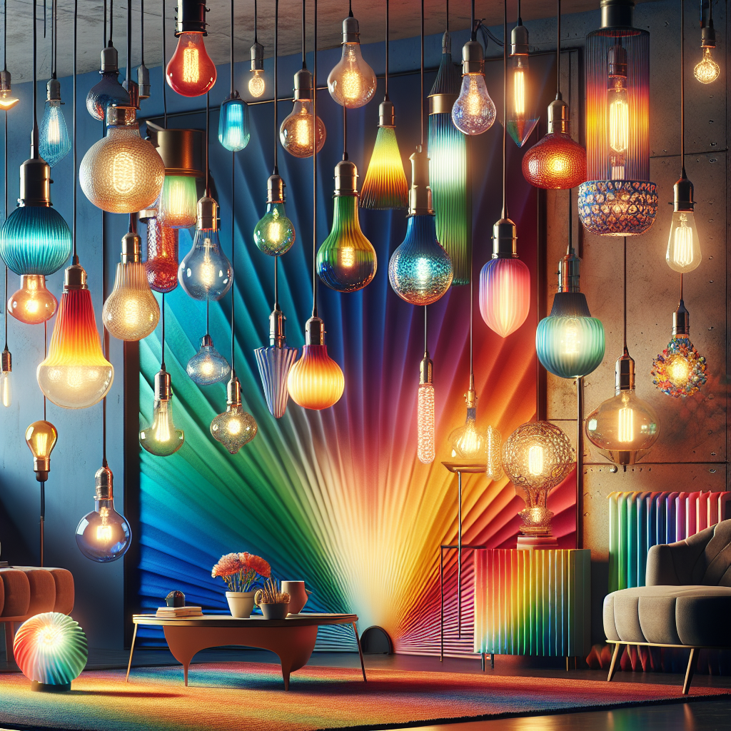 Transform Your Space with Vibrant Lighting: Innovative Ideas to Incorporate Colorful Bulbs for a Stunning Ambiance