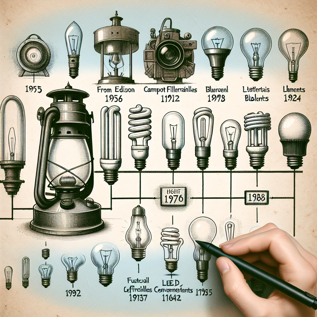 Illuminating Innovation: The Fascinating Journey of Light Bulbs from Edison to Modern LED Technology