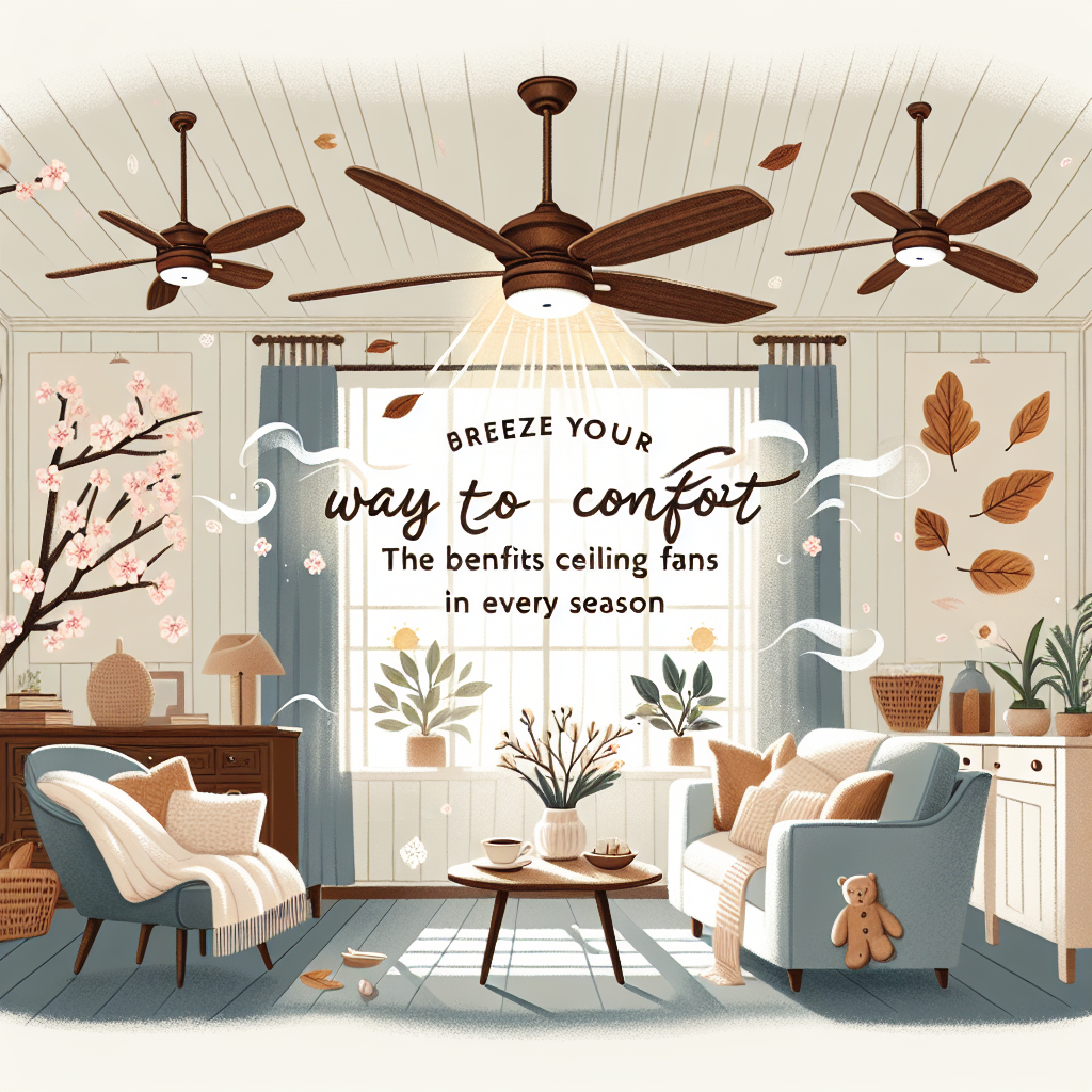 Experience Year-Round Comfort with Ceiling Fans: Unlock the Hidden Benefits for Every Season