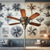 The Transformation of Ceiling Fans: A Journey from Vintage Charm to Modern Innovation
