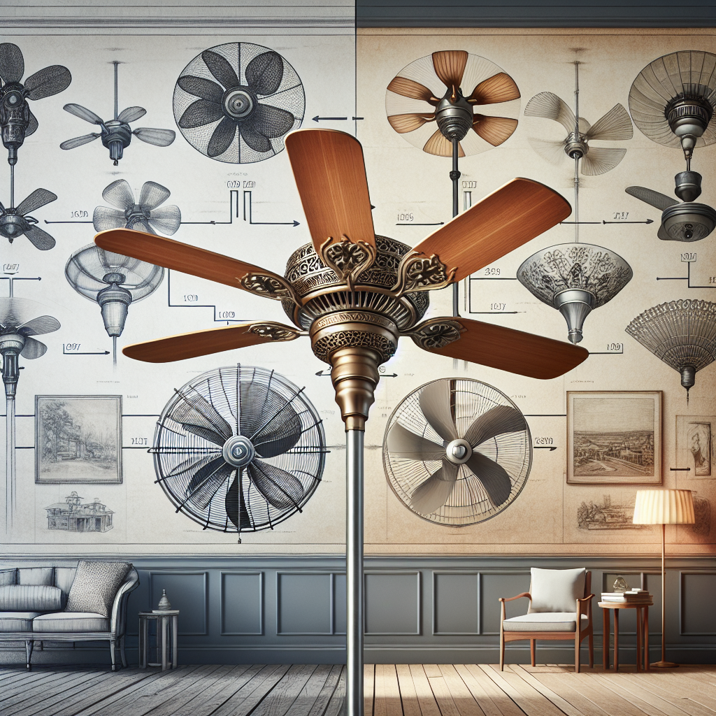 The Transformation of Ceiling Fans: A Journey from Vintage Charm to Modern Innovation