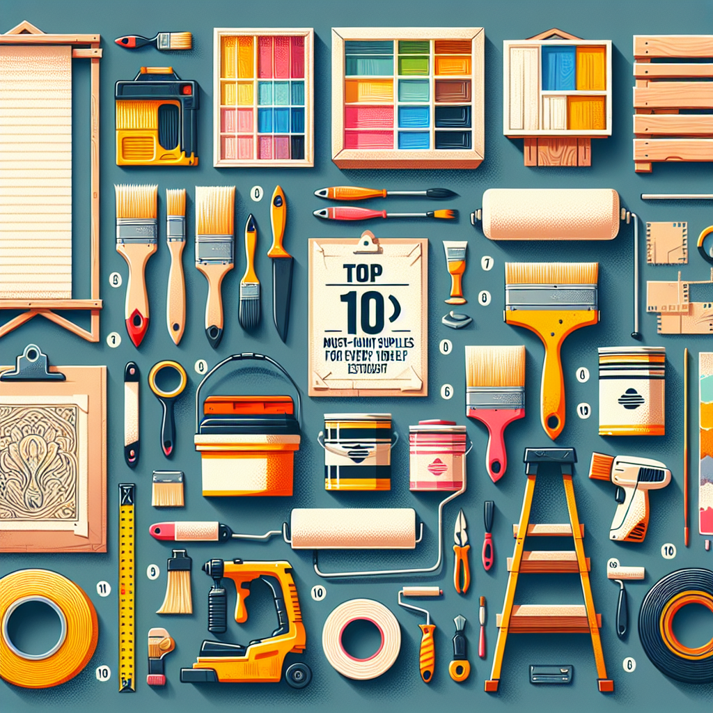 Essential Paint Supplies Every DIY Enthusiast Needs: Your Ultimate Guide to Creative Projects