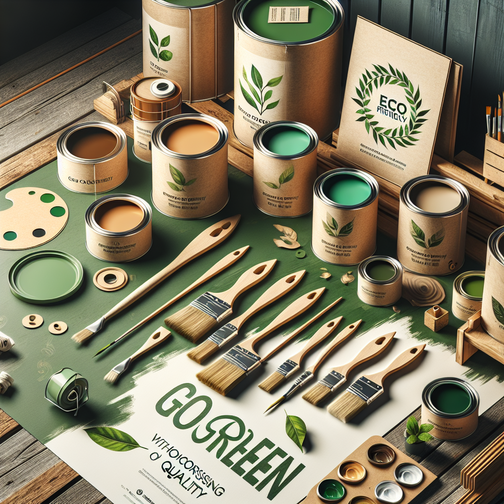 Top Eco-Friendly Paint Supplies for Sustainable DIY Projects Without Sacrificing Quality