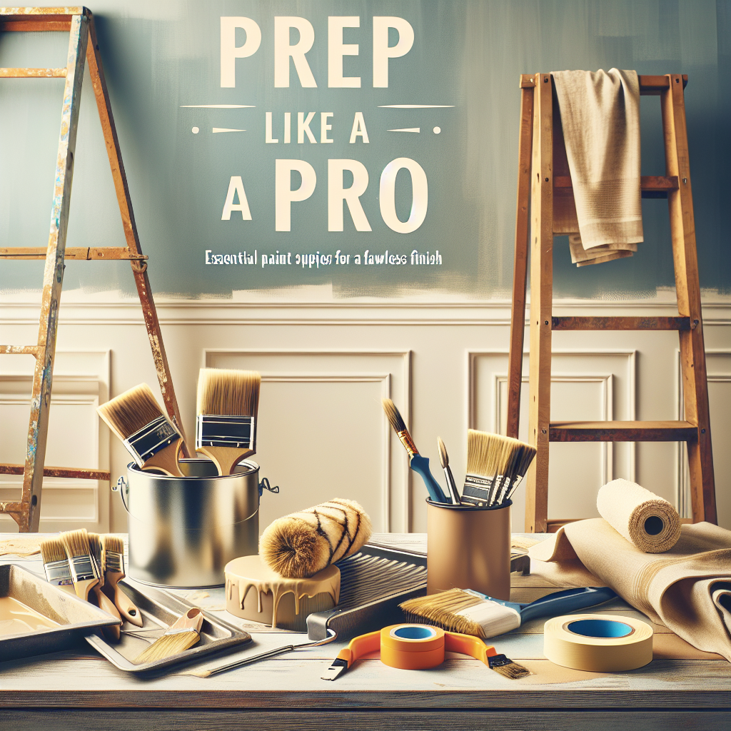 Master Your Painting Project: Must-Have Supplies for a Perfectly Flawless Finish