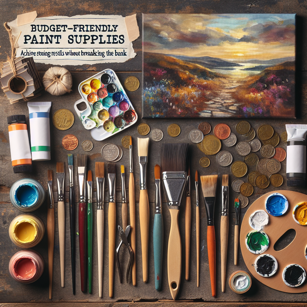 Transform Your Space: Affordable Paint Supplies for Beautiful Results on a Budget