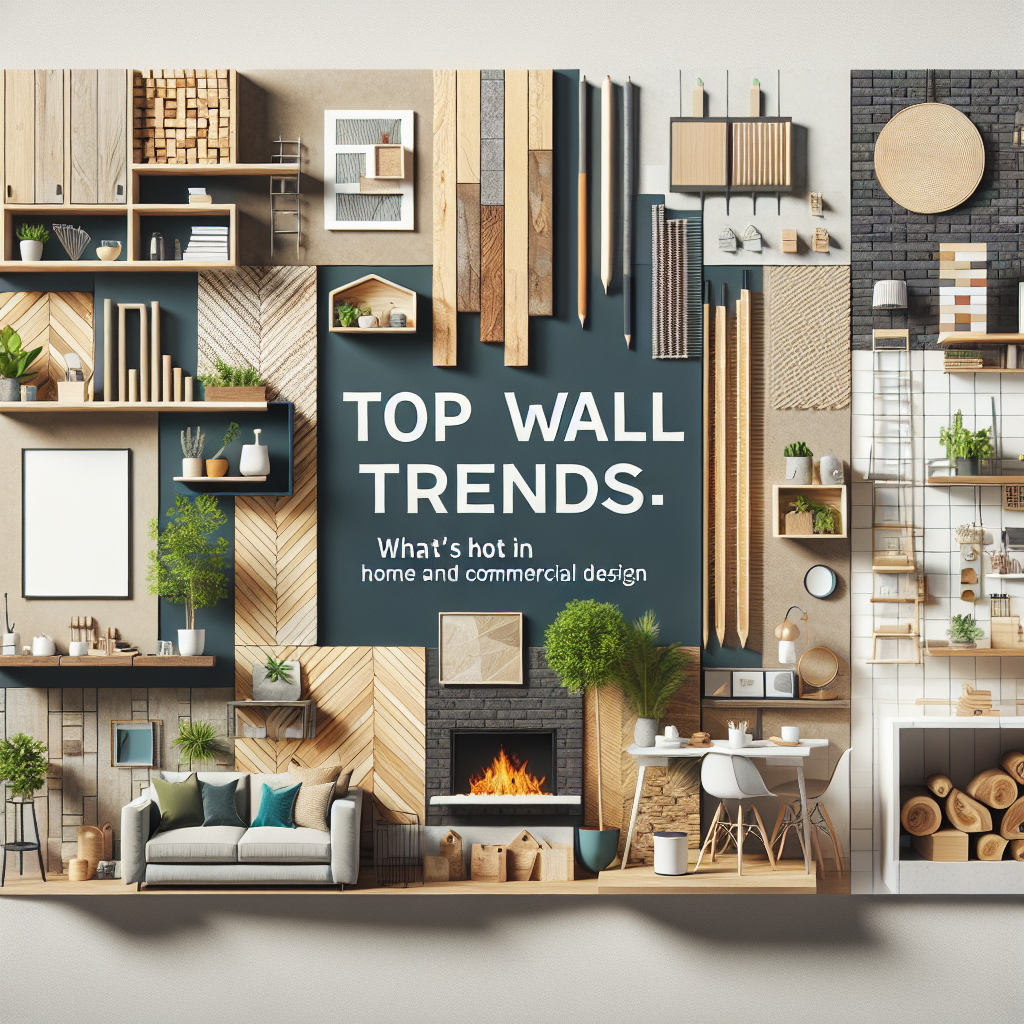 Discover the Hottest Wall Supply Trends Transforming Home and Commercial Design in 2023