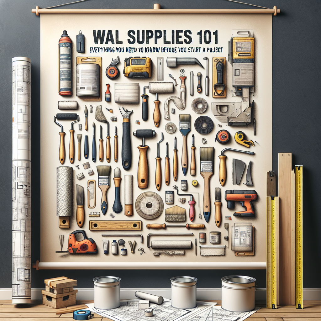 Essential Guide to Wall Supplies: What You Must Know Before Beginning Your Next Project